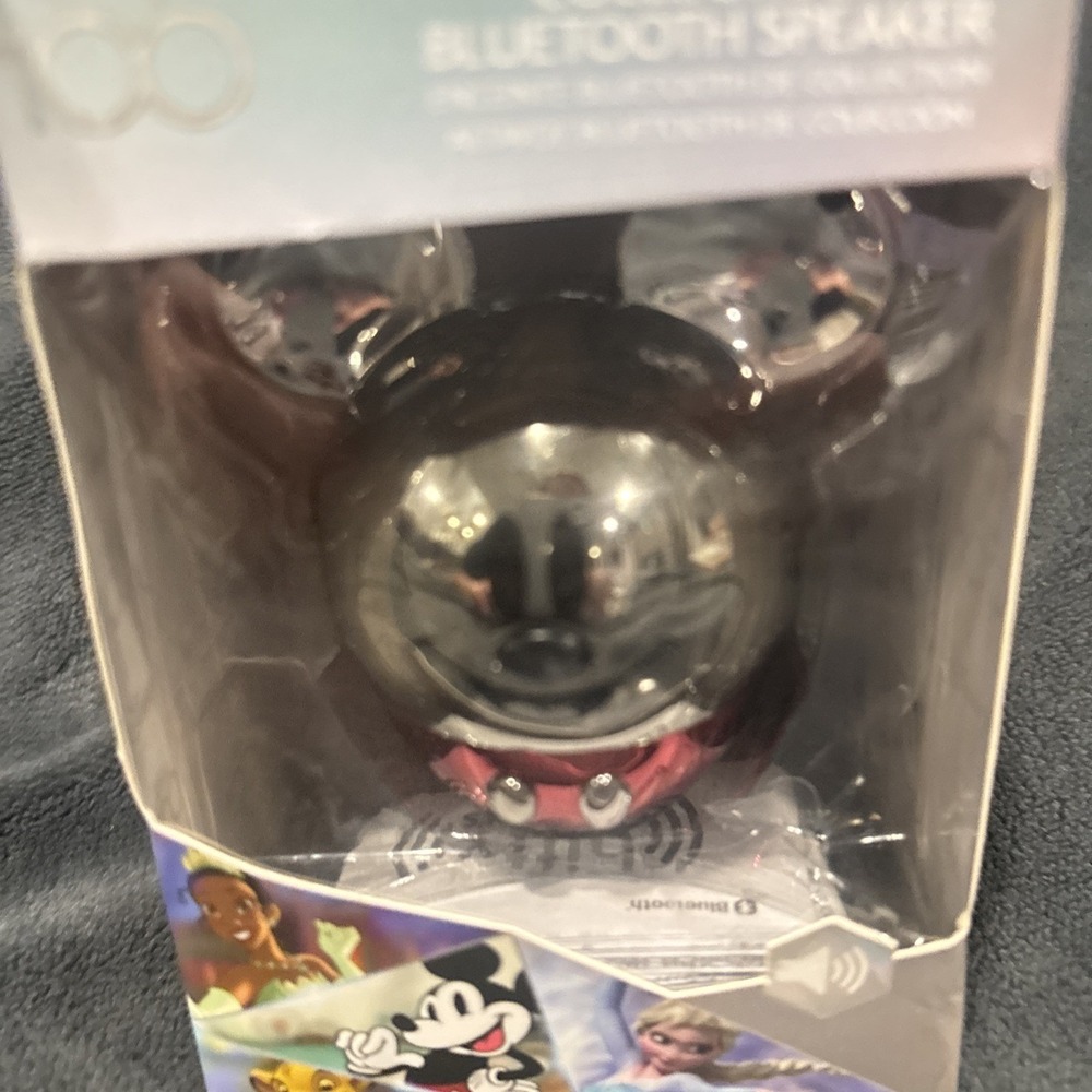 Disney 100 - Mickey Mouse - Platinum Bitty Boomers - Bluetooth Mini-Speaker-New - Picture 2 of 9